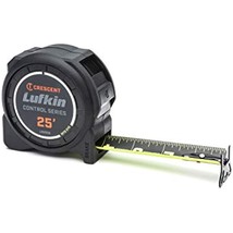 Crescent Lufkin 1-3/16 x 25&#39; Command Control Series Black Clad Tape Measure - - £27.66 GBP