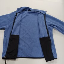 Woolrich John Rich And Bros Women's Blue Full Zip Fleece Jacket Pockets Size L image 14