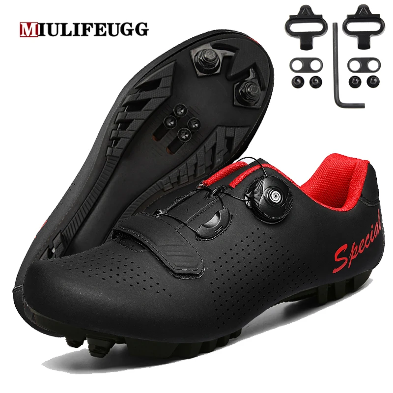 2024 Cycling Sneaker MTB Men Flat Shoes Road Footwear Racing Speed Route Bicycle - £157.99 GBP
