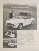 1972 Print Ad MGB Convertible &amp; Vintage MG-TC British Leyland Motors  - £17.02 GBP