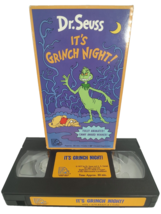 Dr Seuss It&#39;s Grinch Night VHS 1992 Animation Halloween Whoville Joe Raposo - £7.09 GBP