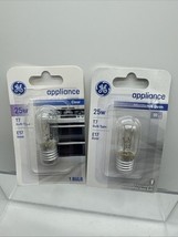 (2) 25w GE Appliance 10692 Intermediate Base Tubular T7 Lamp/Bulb COMBIN... - $10.10