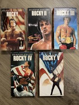 The Rocky Anthology 20th (VHS, 1996, 5-Tape Set) Rocky, Rocky I,II,III,IV and V - £15.50 GBP