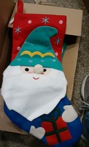 Ashland Christmas Gnome Stocking 18&quot; New - $10.89