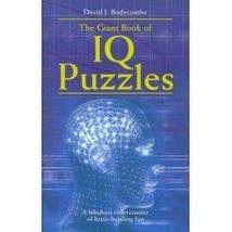The Giant Book of IQ Puzzles - David J. Bodycombe - Hardcover - Like NEW - £2.35 GBP