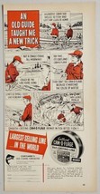 1955 Print Ad Cam-O-Flage Bait Casting Fishing Line Cortland,New York - £11.09 GBP