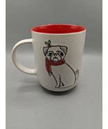 Holiday Christmas Pug Dog Coffee Mug Beverage Cup 21oz Spectrum Designz ... - £13.23 GBP