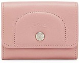 Longchamp Le Pliage Cuir Leather Card Holder Wallet ~NWT~ Gift Box Blush - £74.00 GBP