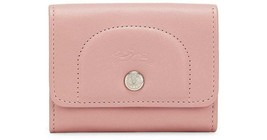 Longchamp Le Pliage Cuir Leather Card Holder Wallet ~NWT~ Gift Box Blush - £74.31 GBP