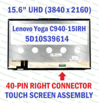 LP156UD3(SP)(E2) Touch 3840X2160 Glossy Lenovo Yoga C940-15 - £153.76 GBP