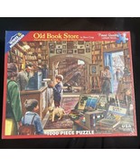 Steve Crisp White Mountain Jigsaw Puzzle Old Book Store NIB 1000 Piece USA - €16,98 EUR
