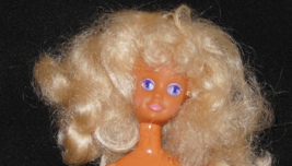nude Barbie little sister Skipper 80s 10 inch with purple eyes vintage Mattel - £11.85 GBP