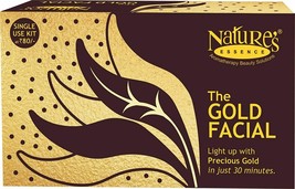 New Nature&#39;s Essence Gold Facial, Makes Skin Tone Radiant, Glowing &amp; Bright-20g - £12.00 GBP