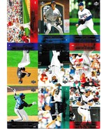 2005 UPPER DECK BASEBALL Promo Uncut 9 Card Sheet - Pudge Rodriguez, Gre... - $24.67 CAD