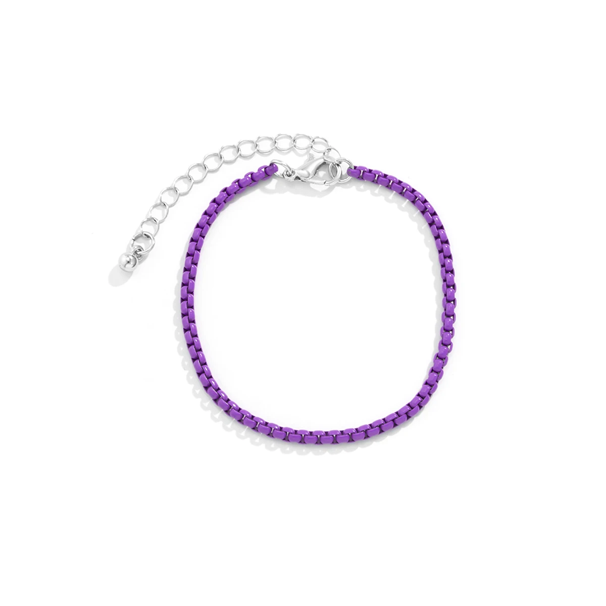 Colorful Matte Dripping Oil Wristband Bracelets For Women Boho Y2K Rainbow Ename - £13.95 GBP