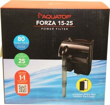 Aquatop FORZA 15-25 Power Filter Black 1ea/80 GPH - £30.03 GBP