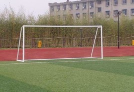 Portable Goal Soccer Steel Frame 12' X 6' Football Net Quick Ball Sport Training - £81.42 GBP