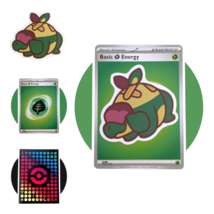 Pokemon Vinyl Sticker (N05): Appletun with Grass Energy Card - $8.90