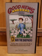 Good News Videos-David the Shepherd, 6 Lessons, 1987, Bible Lessons for Children - £18.63 GBP