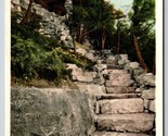 Stairs to Hermits Rest Grand Canyon Arizona AZ UNP Fred Harvey WB Postca... - £3.85 GBP
