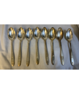 8 Oneida Grosvenor Teaspoons  Community Silverplate Flatware - $22.46