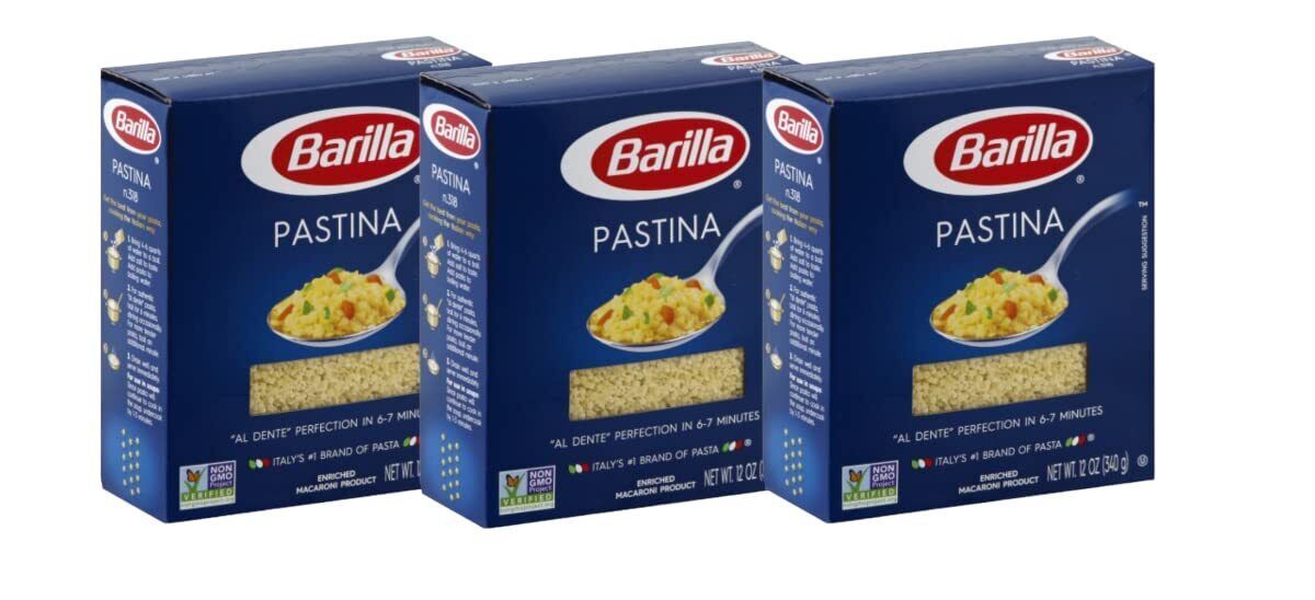 Barilla Stelline Made in Italy 12.Oz (500g) (Pack of 3) - £28.41 GBP