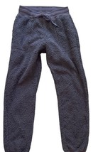 Uniqlo Sherpa Fleece Jogger Pants Gray Womens Small Cozy Lounge Sweatpants image 3