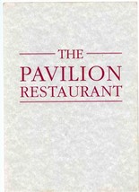 The Pavilion Restaurant Carvery &amp; A La Carte Menu The Hilton National Warwick  - £21.83 GBP