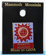 MAMMOTH MOUNTAIN SKI PIN - SNOWFLAKE,SUN,PINS,BADGE,SKIING,LAPEL - BLUE/... - £7.85 GBP