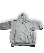 Men&#39;s Casual Gray Pullover Hoodie 4XL Athletic Drawstring Hooded Sweatshirt - $33.48 CAD