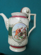 Vintage B. Bloch Eichwald Bohemia Porcelain Figural Greek Coffee Pot Original - £121.68 GBP