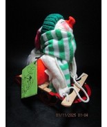 1990s ANNALEE DUCK DOLL IN SLEIGHT 7&quot; ^^ - $818.61 MXN