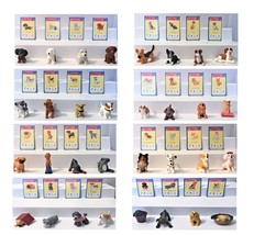 Puppy in My Pocket Animal Figurine Toys from the 1990&#39;s With Cards - £6.38 GBP+