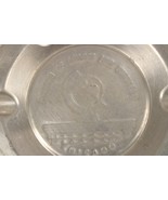 VTG Museum of Science and Industry Chicago Stamped Aluminum Ashtray Roun... - $5.99