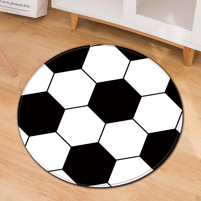 New Polyester Non-slip Ball Carpet Football Basketball Print Computer Chair - £10.95 GBP+