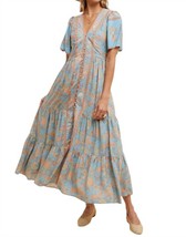 In-Loom sloane midi dress in Dusty Blue - $44.00