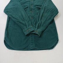 Eddie Bauer Women's Green Cotton Long Sleeve Heavyweight Shirt Size Small  image 13