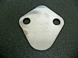 BBC Big Block Chevy Chevrolet V8 Fuel Pump Block Off Plate Chrome *USED* - $185.84 MXN
