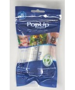 Pop Up Wipes, 6 Pack, 10 Piece, Individually Wrapped, 9&quot; x 10&quot; Cotton To... - £6.26 GBP