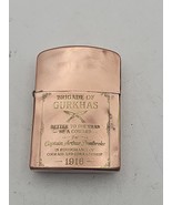 Vintage Brass/Copper Lighter – Brigade of Gurkhas – Engraved 1916 Dedica... - $4,343.72 MXN