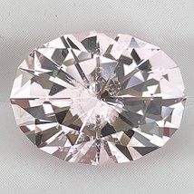 Natural Precision Cut Pink Morganite 6.07 Cts Oval Sri Lanka Loose Gemstone - £180.72 GBP