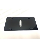 3D Lincoln LOGO Emblem Badge Black Aluminum Metal Vanity Front License P... - $39.44 CAD