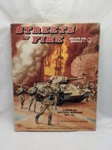 *INCOMPLETE* Streets Of Fire Deluxe Advsnced Squad Leader Module 1 Board Game - £77.97 GBP