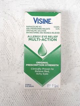 (1) Visine Allergy Eye Relief Multi-Action Prescription Strength 1/2 fl. oz. - £6.10 GBP