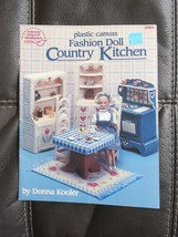 American School of Needlework Plastic Canvas Fashion Doll Country Kitchen 3083 - £11.38 GBP