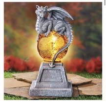 Dragon Figure On Solar Ball (col) - £70.60 GBP
