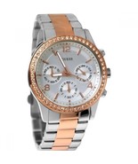 Guess W0122L1 Ladies Two Tone Rose Gold Silver Watch - £311.58 GBP