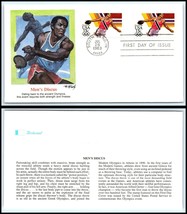 1983 US FDC Cover - Olympics, South Bend, Indiana - Men&#39;s Discus E4 - $2.96