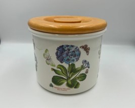 Portmeirion Botanic Garden Blue Primrose Storage Jar &amp; Lid - £39.53 GBP