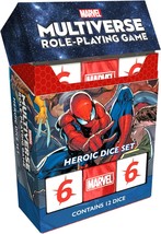 Marvel Multiverse Role Playing Game Heroic DICE Set Acrylic Dice for Immersive E - £30.96 GBP